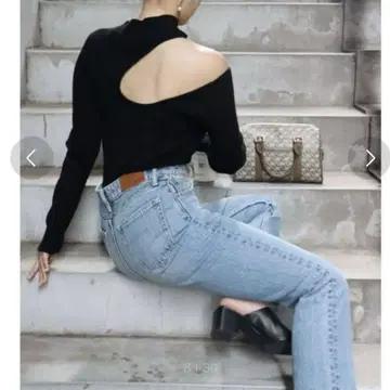 EVRIS 심플 스트레이트 데님 팬츠