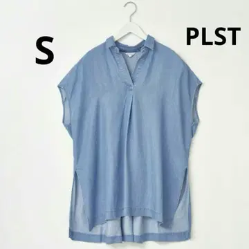 PLST 라이트 데님 오버 사이즈 셔츠