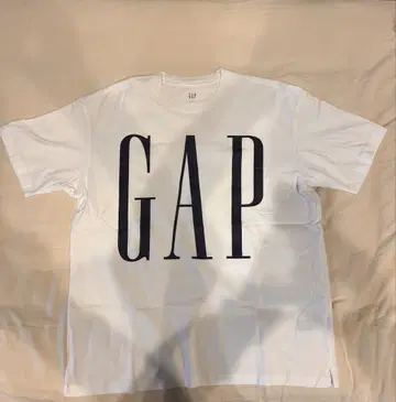 GAP 로고 티셔츠 L 사이즈 화이트