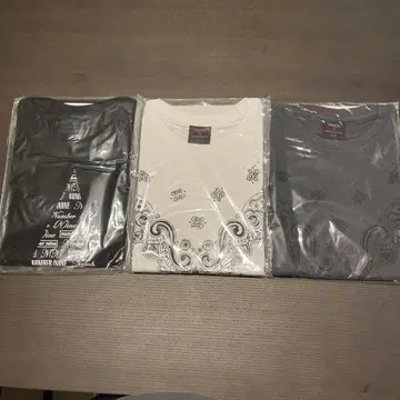 MARLBORO xNUMBER NINE 콜라보 프린트 티셔츠 3장 세트