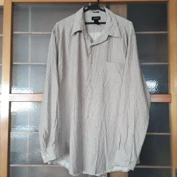 90s claiborne 오픈 카라 실크 셔츠 오픈 카라 드레이프