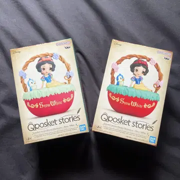 Qposket stories 백설공주 피규어 2개 세트