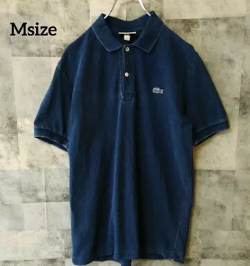 LACOSTE Msize ONE POINT POLO BLUE