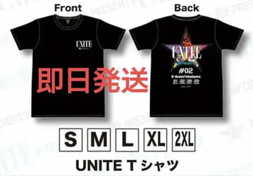 미개봉 새상품 B'z UNITE#02 UNITE 블랙 티셔츠 L 사이즈
