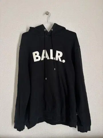 BALR. 블랙 후드티 M
