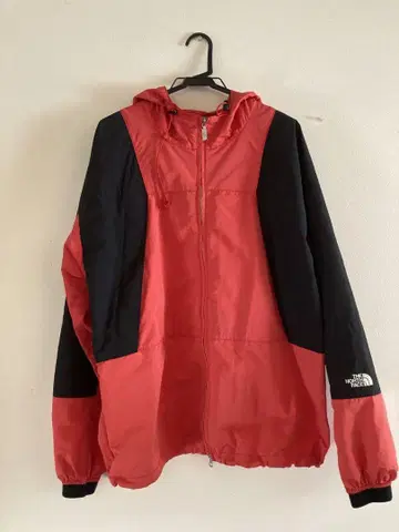 THE NORTH FACE 마운틴 후드티 XL 레드/블랙