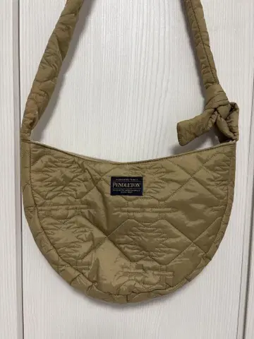 PENDLETON 퀼팅 숄더백 베이지 새상품급