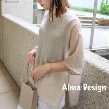Alma Design 시어 블라우스