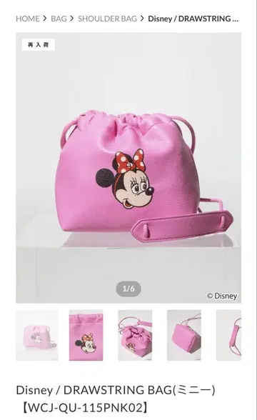 wcj 디즈니 Disney 숄더백