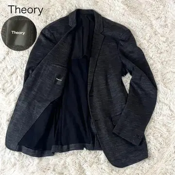 Theory 현행 택 TOBIUS 린넨 혼방 언라이닝 자켓 그레이 38