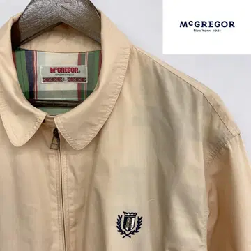 McGREGOR 맥레거 점퍼 집업 블루종 무지 L