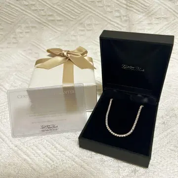 기프트 From 뉴욕 핑크 골드 다이아몬드 발찌 상자, 보증서 포함