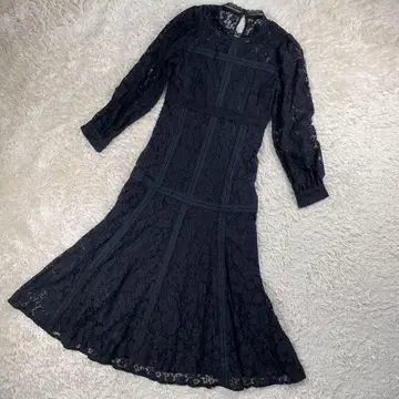 새상품급 and couture 전체 레이스 롱 원피스 결혼식 38