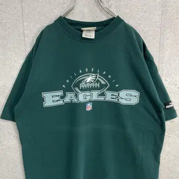 PUMA 푸마 피아델피아 이그슬 NFL 팀 로고 티셔츠 M