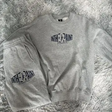 IN THE PAINT 맨투맨 세트 그레이