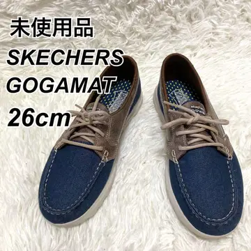 미사용품 SKECHERS 스케쳐스 데크 슈즈 goga mat