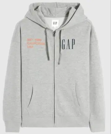 GAP 그레이 집업 후드티