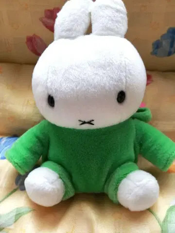 미피 봉제 인형 개구리 후드