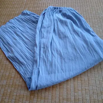 SLOBE IENA 라이트 블루 플리츠 팬츠