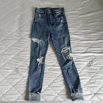 AMERICAN EAGLE 데미지 스키니 데님