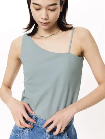 스터닝 루어 [ 새상품 미사용 ] 원숄더 탱크 다크 퍼플