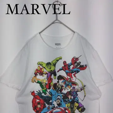 MARVEL 슈퍼히어로 티셔츠 M 사이즈 아메리칸 코믹스 어벤져스