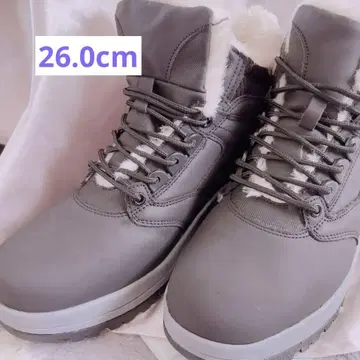 방한 부츠 남성용 여성용 방수 트레킹 부츠 방한 속기모 26.0cm