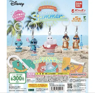 디즈니 캐릭터 메지루시 액세서리 SUMMER 컴플리트
