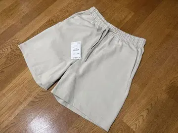 베이지 허리밴딩 숏팬츠