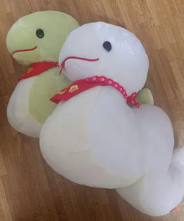 복을 부르는 미의 해 봉제 인형 마시로짱 와카바짱 세트