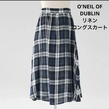 O'NEIL OF DUBLIN 린넨 롱 스커트
