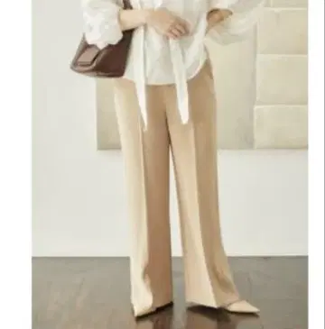 plage washable straight 팬츠