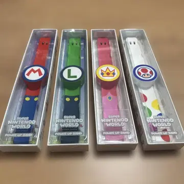 슈퍼 닌텐도 월드 파워 업 밴드 USJ 4개 세트