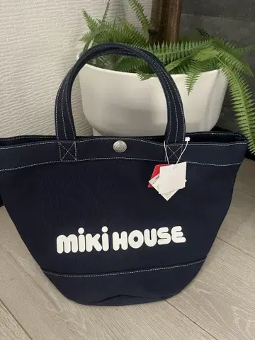 MIKI HOUSE 네이비 토트백 미키하우스