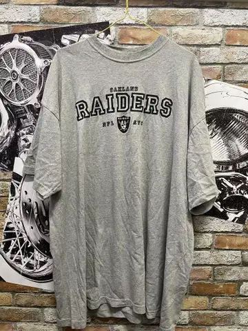 레이더스/RAIDERS 그레이 티셔츠