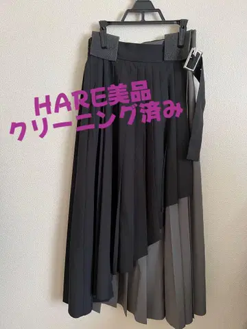 블랙 플리츠 롱 스커트 클리닝 완료