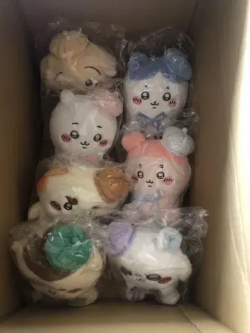 치이카와 도쿄 기념품 앉은 봉제 인형 7종 세트 도쿄역점 한정판