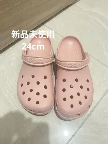 Crocs 핑크 클로그 샌들