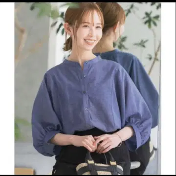어반 리서치 로쏘 린넨 혼방 소매 볼륨 셔츠
