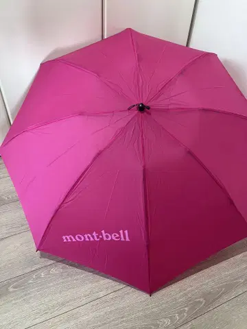 mont-bell 핑크 접이식 우산
