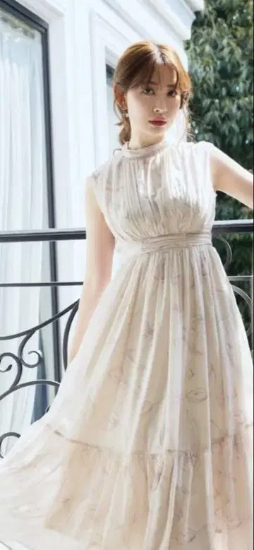 Tulip Chiffon Long Dress
