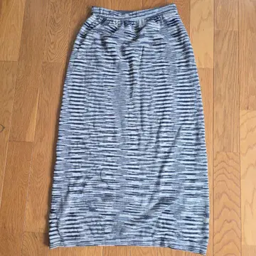 MISSONI 캐시미어 스트라이프 롱 스커트