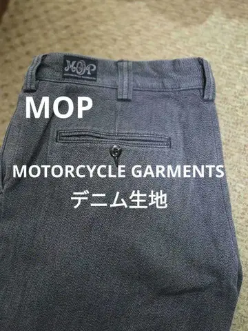 MOP 히코리 패턴 데님 원단 34 MOTORCYCLE GARMENTS
