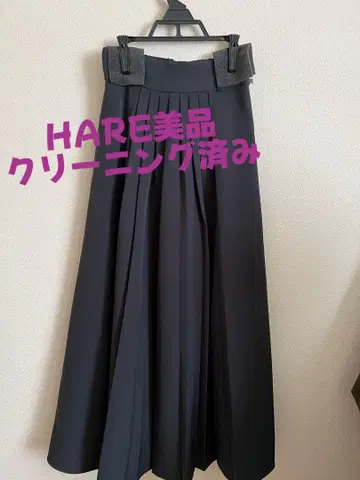 HARE 블랙 플리츠 스커트 클리닝 완료