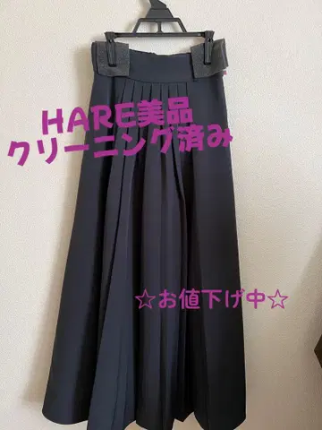 HARE 블랙 플리츠 스커트 클리닝 완료