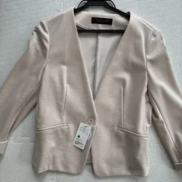 closet story 노카라 자켓 베이지