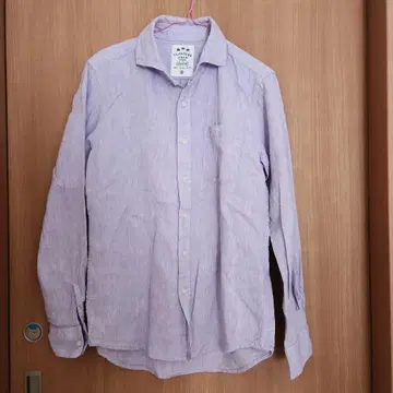 FLANDERS LINEN 라벤더 긴팔 셔츠