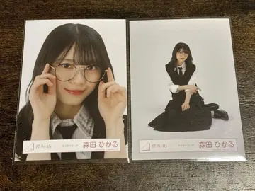사쿠라자카46 모리타 히카루 브로마이드 넥타이 코디 2종