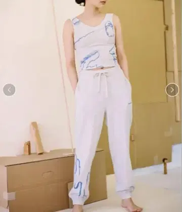 pamm 리브 맨투맨 셋업