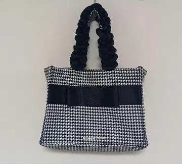 Maison de FLEUR 하운드투스 패턴 토트백 S